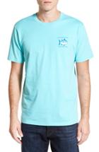 Men's Southern Tide Short Sleeve Skipjack T-shirt - Blue