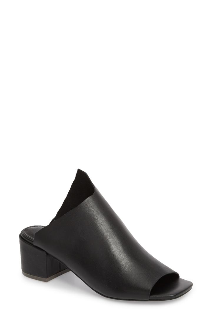 Women's Kelsi Dagger Brooklyn Sabra Peep Toe Slide Sandal