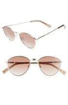 Women's Le Specs Hot Stuff 52mm Oval Sunglasses - Bright Gold