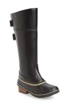 Women's Sorel 'slimpack Ii' Waterproof Riding Boot M - Black