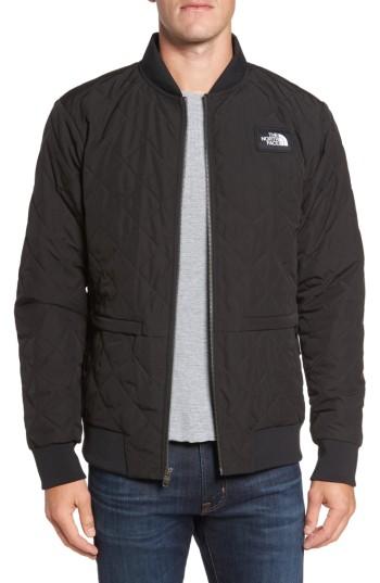 Men's The North Face Distributor Quilted Bomber Jacket - Black