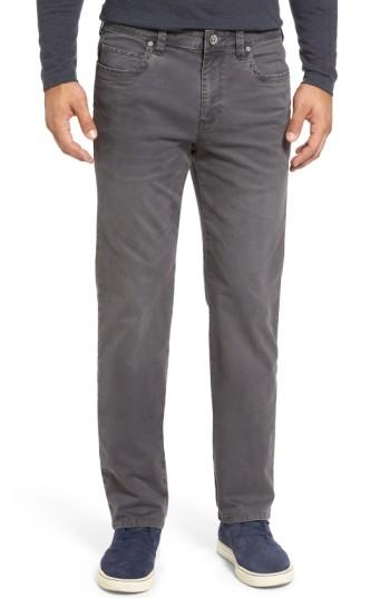 Men's Tommy Bahama 'santiago' Washed Twill Pants X 32 - Grey