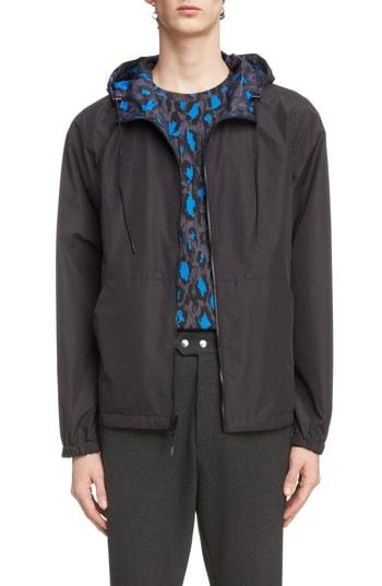Men's Kenzo Reversible Windbreaker - Black