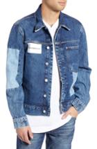 Men's Calvin Klein Jeans Patch One-pocket Denim Jacket - Blue