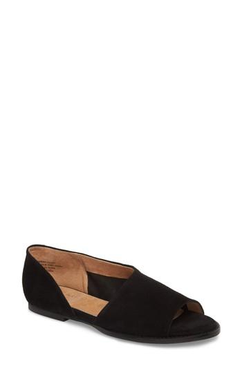 Women's Seychelles Passport Flat M - Black