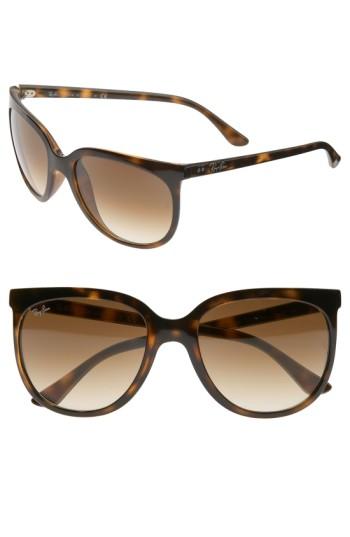 Women's Ray-ban Retro Cat Eye Sunglasses - Havana