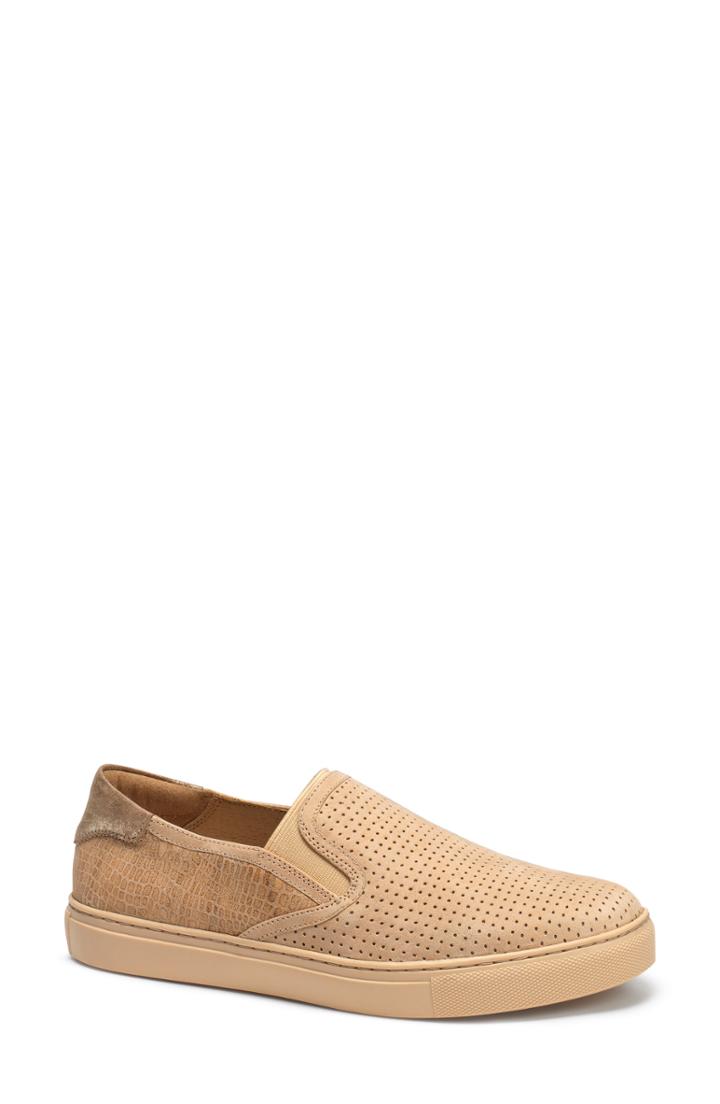 Women's Trask Lillian Water Resistant Slip-on Sneaker .5 M - Beige