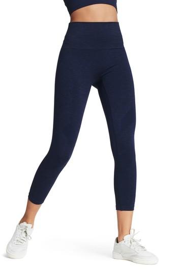 Women's Lndr Six Eight High Waist Crop Leggings /small - Blue