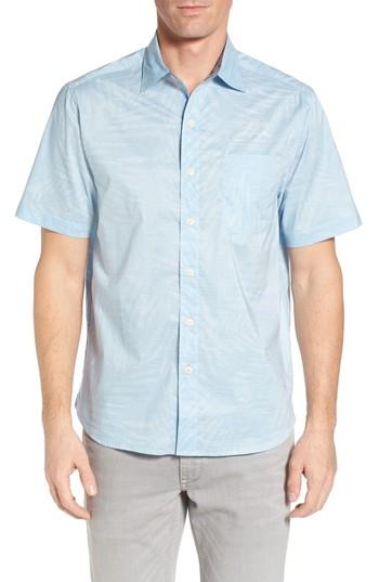 Men's Tommy Bahama Vero Fronds Sport Shirt - Blue