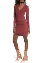 Women's Leith Ruched Sheath Dress - Red