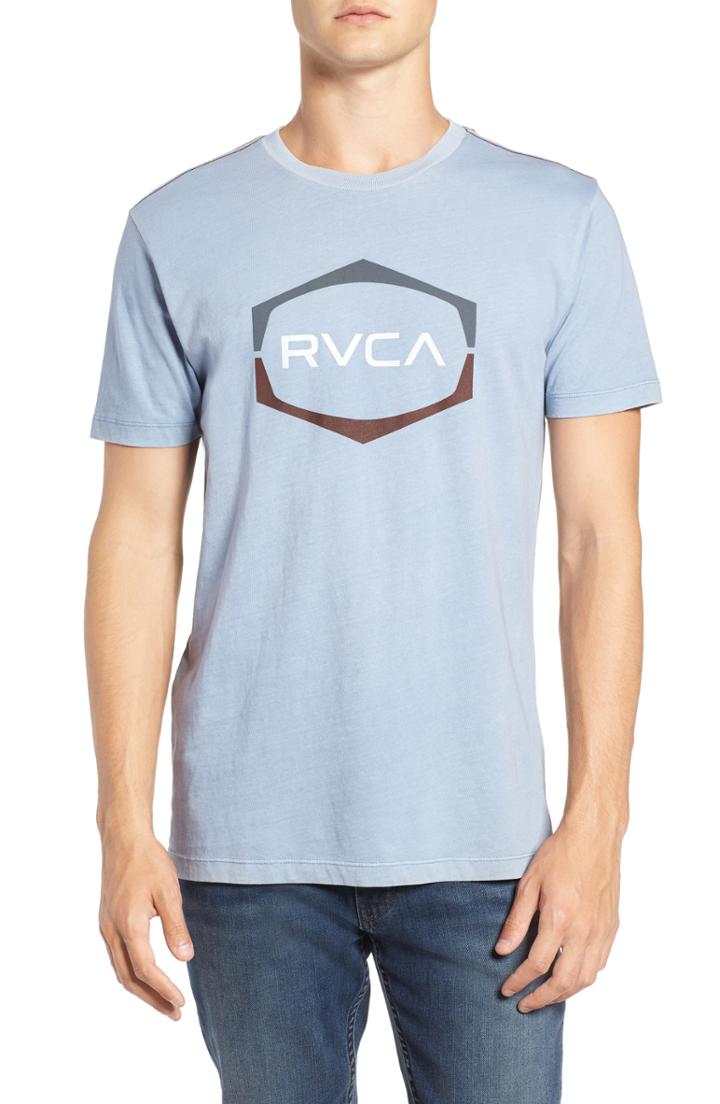 Men's Rvca Unleaded Graphic T-shirt - Blue