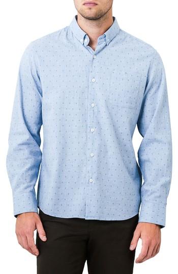 Men's 7 Diamonds First Light Woven Shirt, Size - Blue