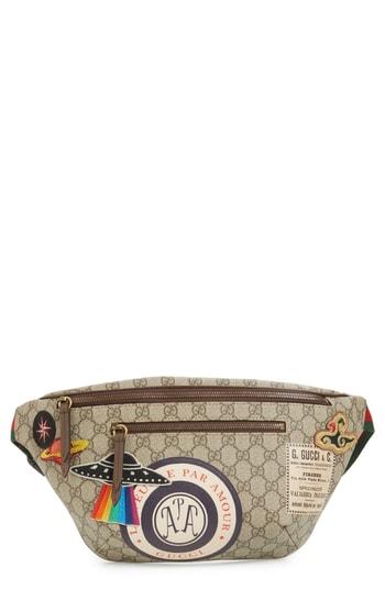 Men's Gucci Gg Supreme Waist Pack - None