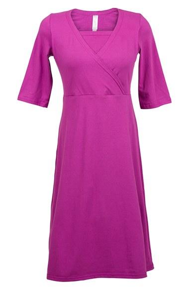 Women's Nurture-elle Crossover Maternity/nursing Dress - Pink