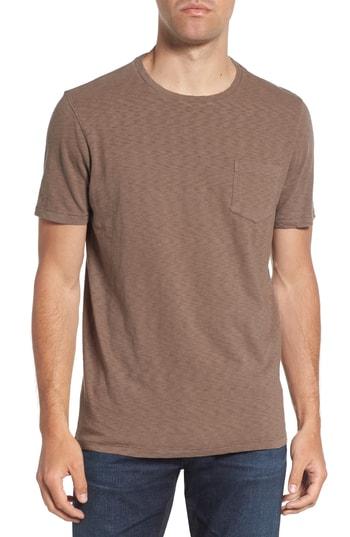 Men's Vintage 1946 Negative Slub Knit T-shirt - Brown