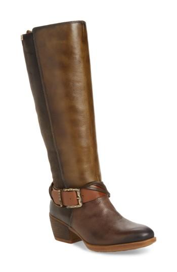 Women's Pikolinos Baqueira Water Resistant Boot, Size 35 Eu - Brown