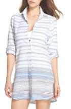 Women's Tommy Bahama Stripe Linen & Cotton Cover-up Tunic - White