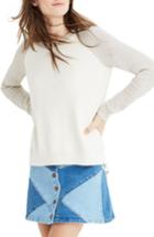 Women's Madewell Crossback Sweater, Size - Grey