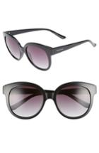 Women's Seafolly Palm Beach 54mm Cat Eye Sunglasses - Black