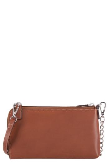 Lodis Los Angeles Nova Rfid Pocket Leather Crossbody Bag - Brown