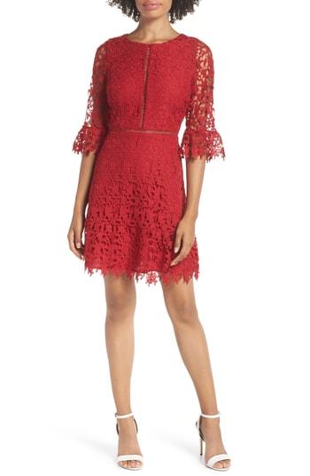 Women's Bb Dakota In The Moment Lace Dress - Red
