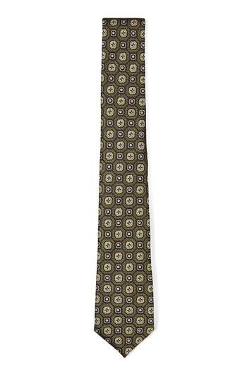 Men's Topman Paisley Jacquard Tie, Size - Yellow