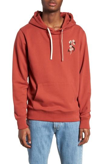 Men's Saturdays Nyc Ditch Poppy Hooded Sweatshirt - Red