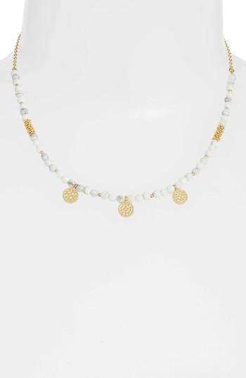 Women's Anna Beck Howlite Long Beaded Necklace