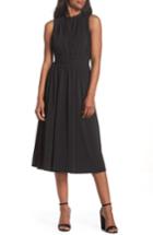 Women's Leota Mindy Shirred Midi Dress - Black