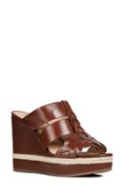 Women's Geox Yulimar Wedge Sandal Us / 35eu - Brown