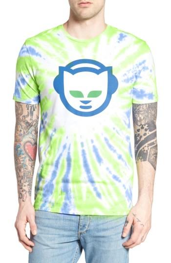 Men's Altru Tie Dye Napster Graphic T-shirt, Size - Blue/green