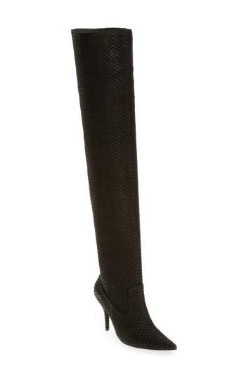 Women's Jeffrey Campbell Galactic Thigh High Boot M - Black