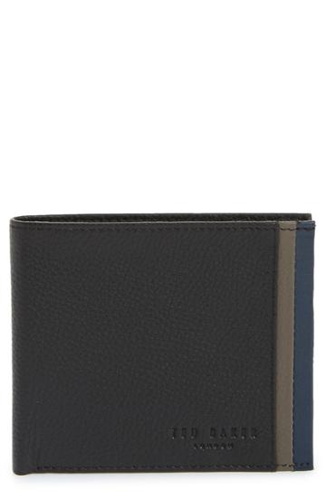Men's Ted Baker London Snapper Colored Leather Wallet -