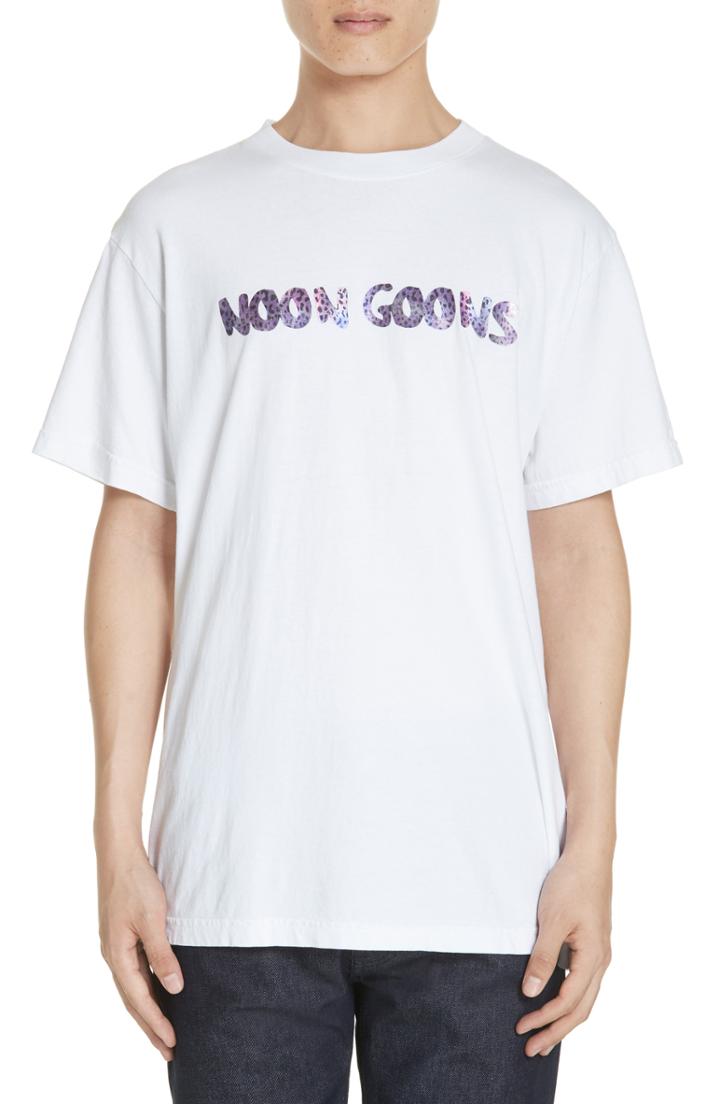 Men's Noon Goons Leopard Logo T-shirt - White
