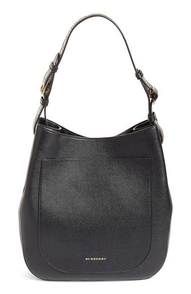 Burberry Studded Small Elmstone Leather Shoulder Bag -