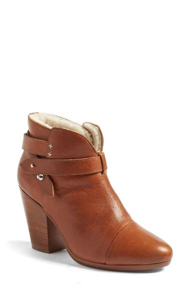 Women's Rag & Bone 'harrow' Leather Boot Us / 35eu - Metallic