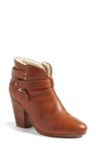 Women's Rag & Bone 'harrow' Leather Boot Us / 35eu - Metallic