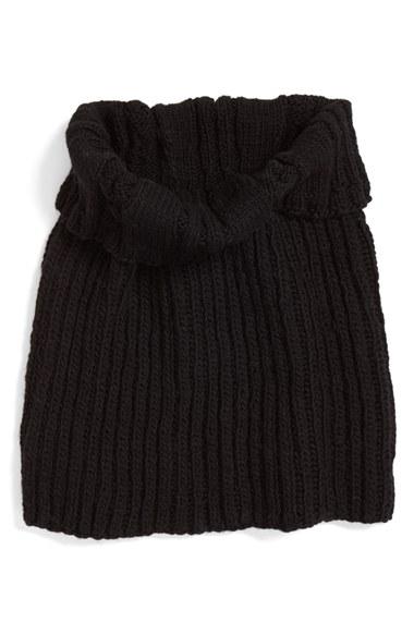 Women's Nirvanna Designs Oversize Cable Knit Wool Infinity Scarf