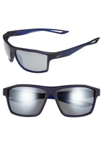 Men's Nike Legend 65mm Multi-sport Sunglasses - Matte Obsidian/ Ocean Fog