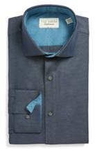 Men's Ted Baker London Endurance Trim Fit Dress Shirt 32/33 - Black