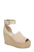 Women's Marc Fisher Ltd 'adalyn' Espadrille Wedge Sandal .5 M - White