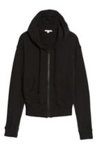 Women's James Perse H Terry Zip Hoodie, Size 2 - Black