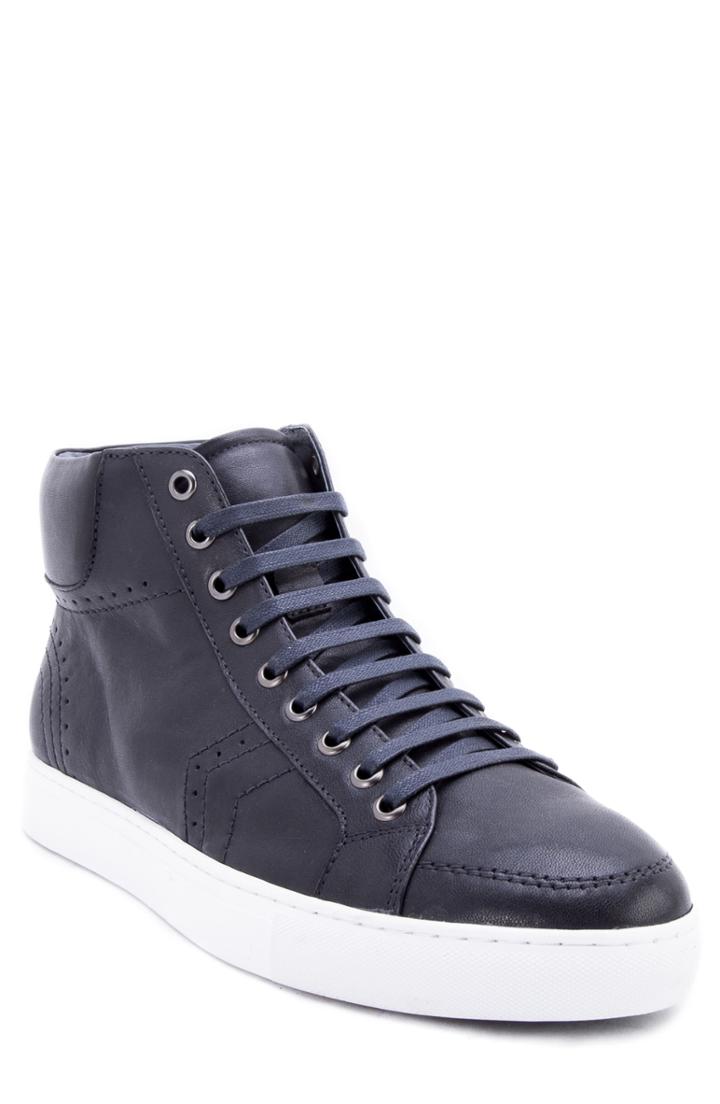 Men's Zanzara Uglow Perforated High Top Sneaker .5 M - Blue