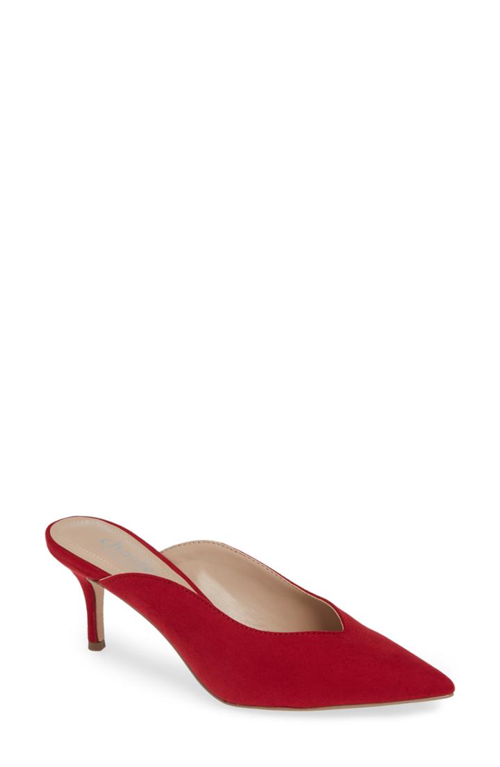 Women's Charles By Charles David Mule .5 M - Red