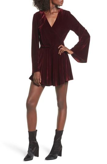 Women's L'academie The Wrap Minidress - Red