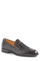 Men's Zelli 'roma' Genuine Crocodile Penny Loafer