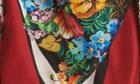 Women's Gucci Josephine Stripe Square Silk Shawl