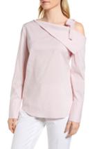 Women's Nordstrom Signature One-shoulder Shirt - Pink