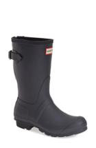 Women's Hunter Original Short Back Adjustable Waterproof Rain Boot M - Blue