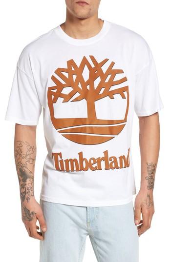 Men's Timberland Logo T-shirt - White